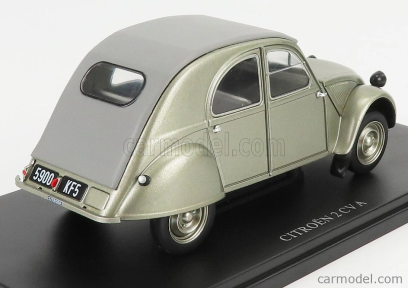 Edicola Citroen 2cv A Cabriolet s uzavretou strechou 1948 1:24 sivá
