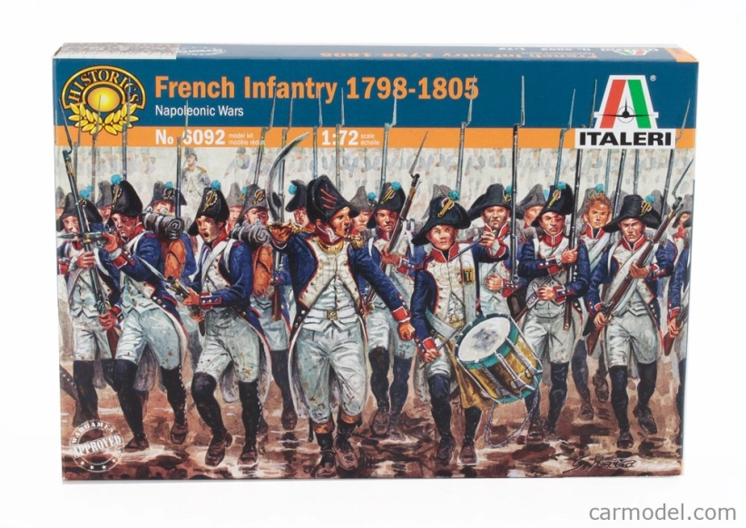 Italeri Figúrky Francúzska pechota - Vojenské - 1798 - 1805 1:72 /