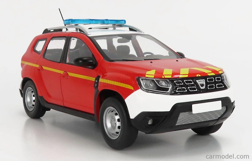Solido Dacia Duster Mkii Sapeurs Pompiers 2018 1:18 Červeno-žltá
