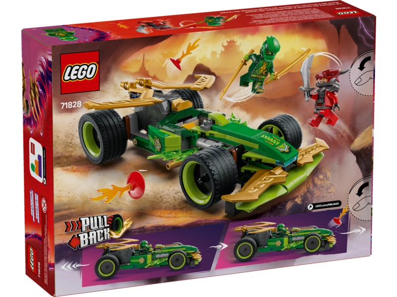 LEGO Ninjago – Lloydovo pretekárske auto s naťahovacím motorom