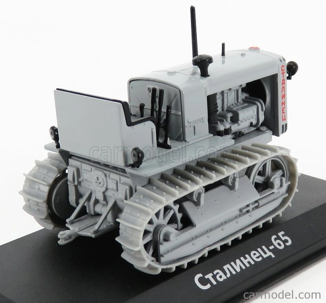 Edicola Stalinets 65 Tractor Cingolato 1937 - Damage Blister Box 1:43 Světle Šedá