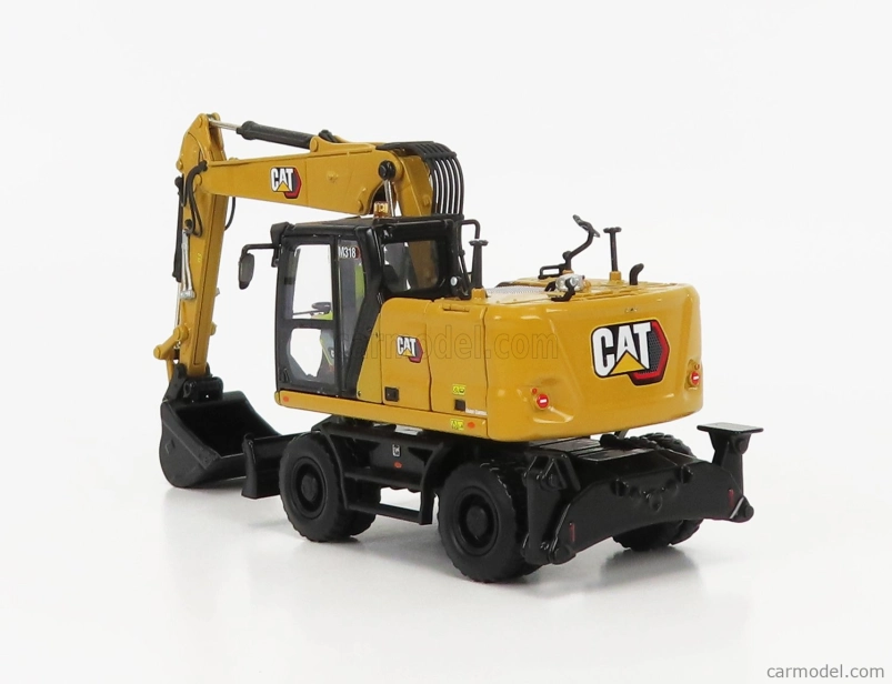Dm-models Caterpillar Catm318 Escavatore Gommato - hydraulické rýpadlo 1:50 žlté čierne