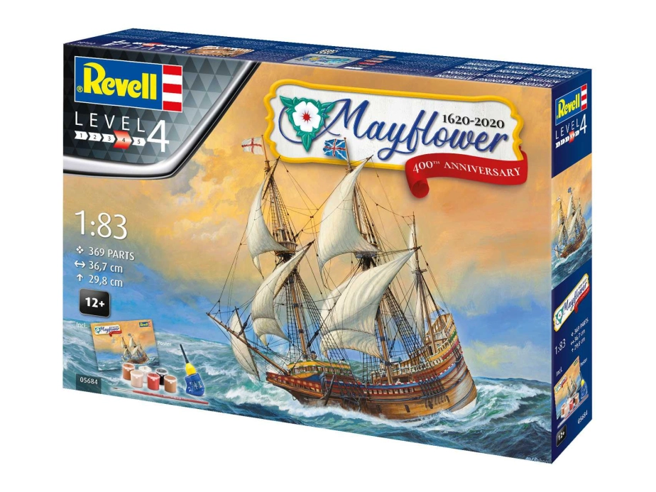 Revell Mayflower 400th Anniversary (1:83) (giftset)