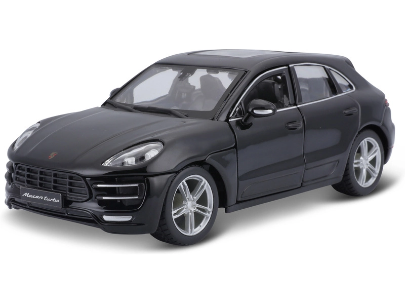 Bburago Plus Porsche Macan 1:24 černá metalíza