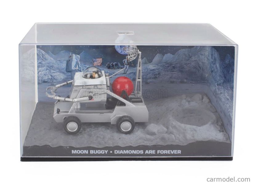 Edicola 007 Moon Buggy 1971- James Bond 007 - Diamonds Are Forever - Una Cascata Di Diamanti - Sean Connery - Movie 1971 1:43 Silver
