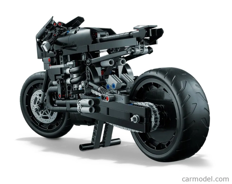 Lego Batman Lego Technic - Batman Batcycle - Motorka - The Batman Movie - 641 dielikov čierna