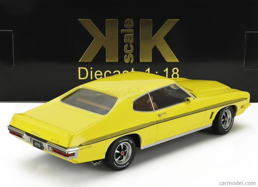Kk-scale Pontiac Gto Lemans Ram Air Coupe 1972 1:18 Žlutá