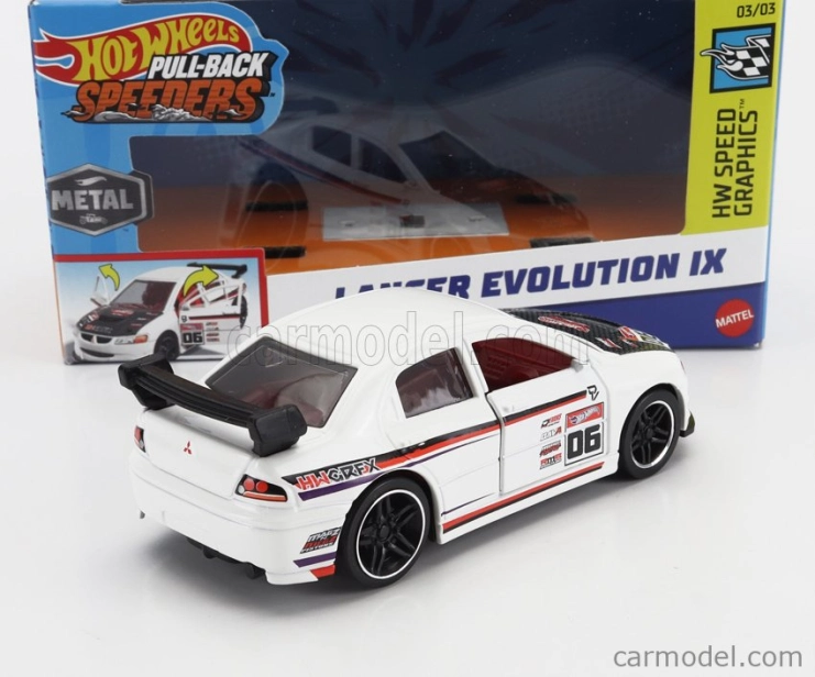 Mattel hot wheels Mitsubishi Set Assortment 12 Pieces Speeders Series 1:43 Různé