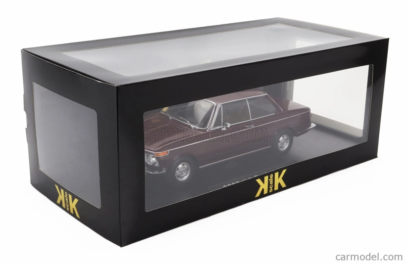 BMW L2002 Tii radu 1 1971 v mierke 1:18 Bordeaux