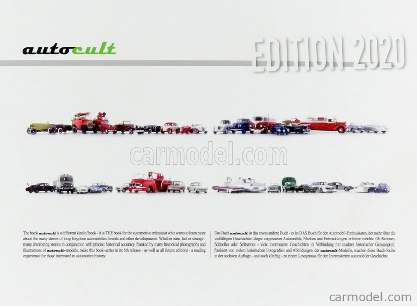 Autocult Catalogo Libro Fotografico Autocult - 184 Pages - Book Of The Year 2020 In German And English Language /