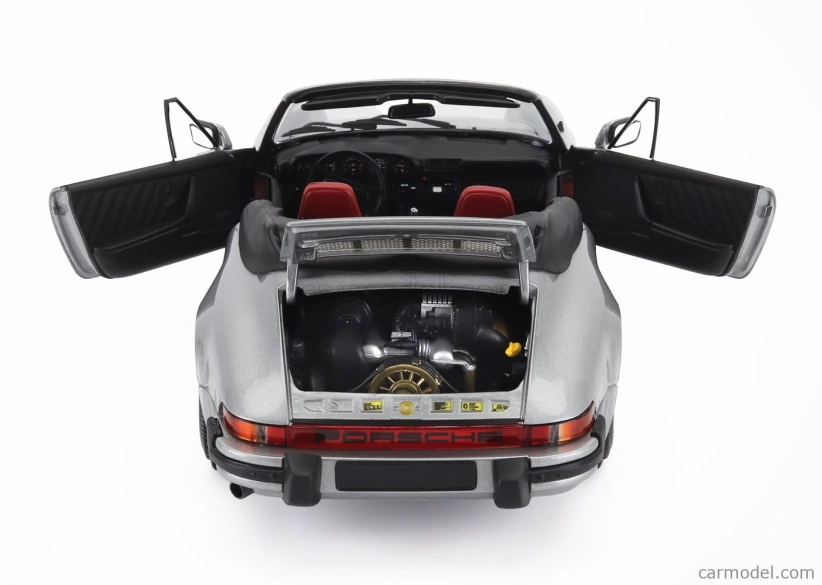 Minichamps Porsche 911 3.2 Carrera Cabriolet 1983 1:18 Grey Met