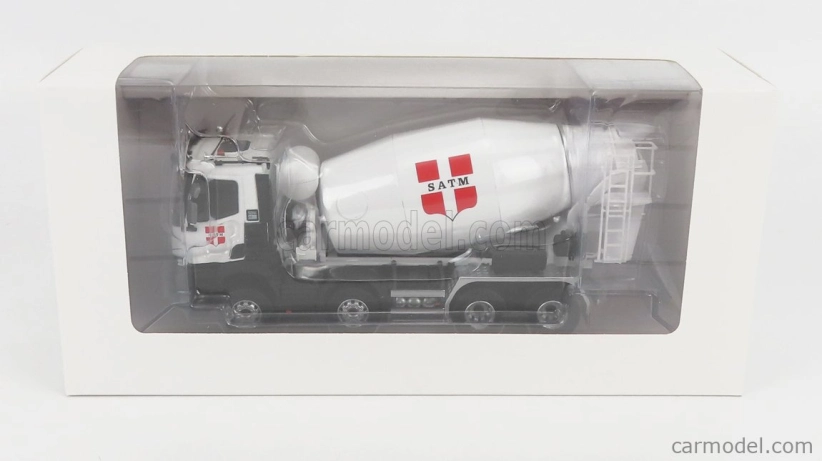 Eligor Renault C430 Satm Truck Cisterna Cement Mix Betoniera 2021 1:43 Biela červená