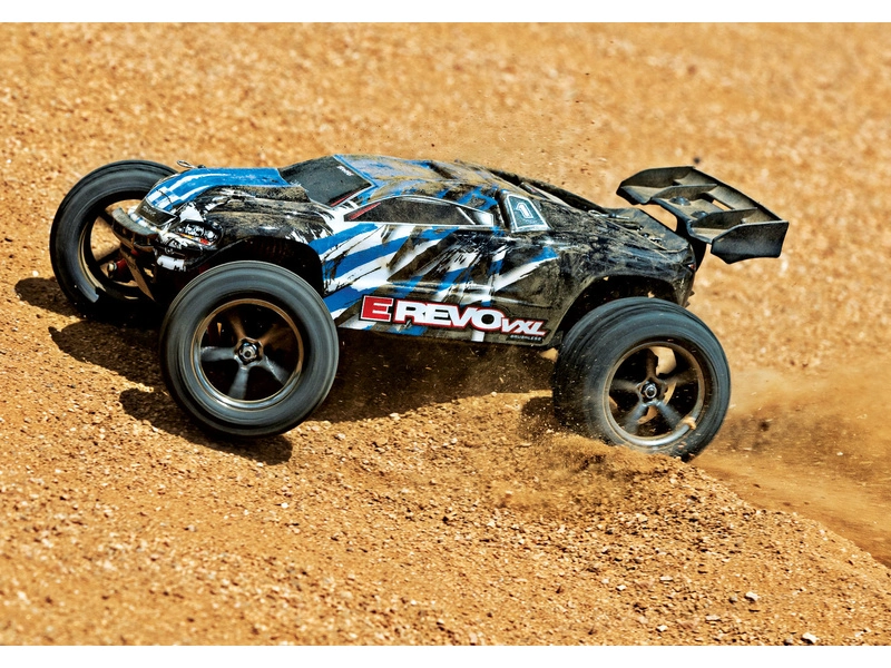 Traxxas E-Revo 1:16 VXL RTR modrý