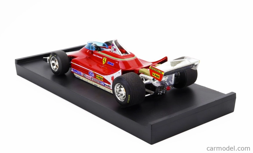 Brumm Ferrari F1 312t4 N 11 World Champion Winner Monza Italy Gp 1979 Jody Scheckter 1:43 Red