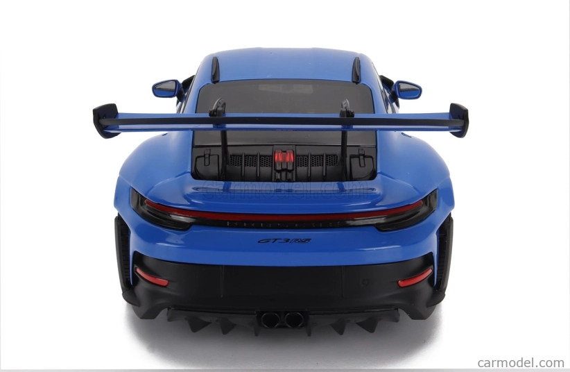 Minichamps Porsche 911 992 Gt3 Rs Coupe 2023 - Silver Rims 1:18 Blue