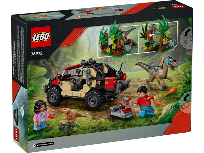 LEGO Jurský svet - Útek pred raptorom v terénnom aute