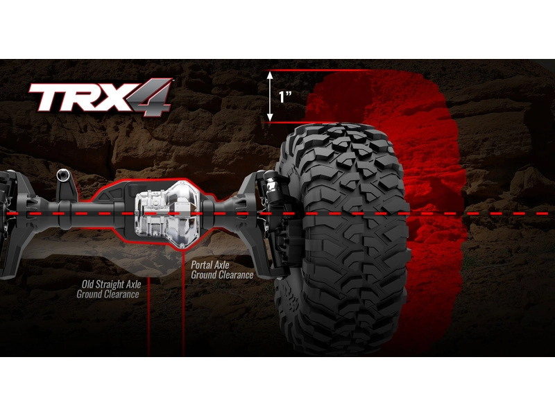 RC auto Traxxas TRX-4 Ford Bronco 1:10 TQi RTR, Sunset