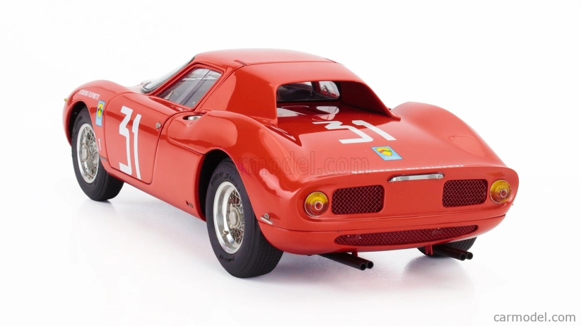 Cmc Ferrari 250lm Ch.n5899 Team Scuderia Filipinetti N 31 Winner Monza 1964 Nino Vaccarella 1:18 Červená
