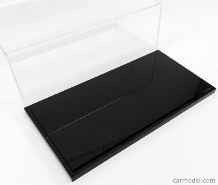 Atlantic Vetrina display box Detroit Base Nera - Black Base - Lungh.lenght Cm 32.5 X Largh.width Cm 16.5 X Alt.height Cm 12.5 (altezza Interna 12 Cm) 1:18 Plastový Displej