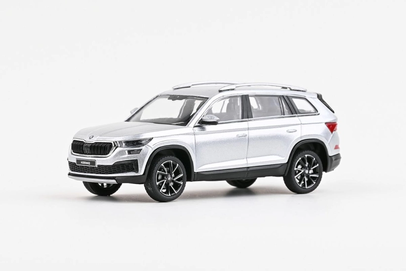 Abrex Škoda Kodiaq FL (2021) 1:43 - Stříbrná Brilliant Metalíza