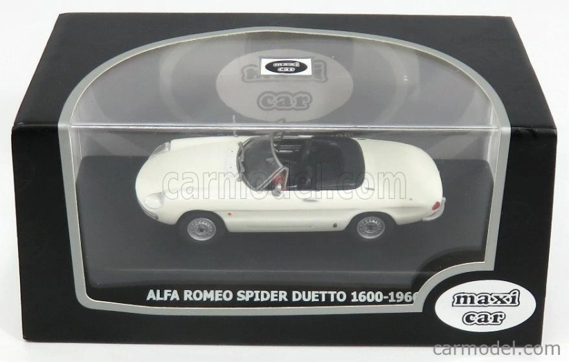 Maxi-car Alfa romeo Duetto 1600 Spider 1966 1:43 Bílá
