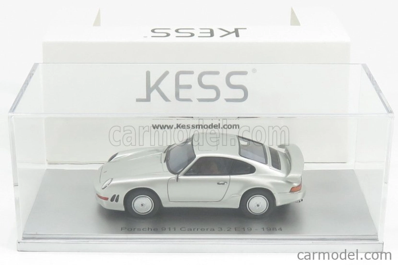 Kess-model Porsche 911 Prototype 3.2 Carrera E19 1984 1:43 Strieborná
