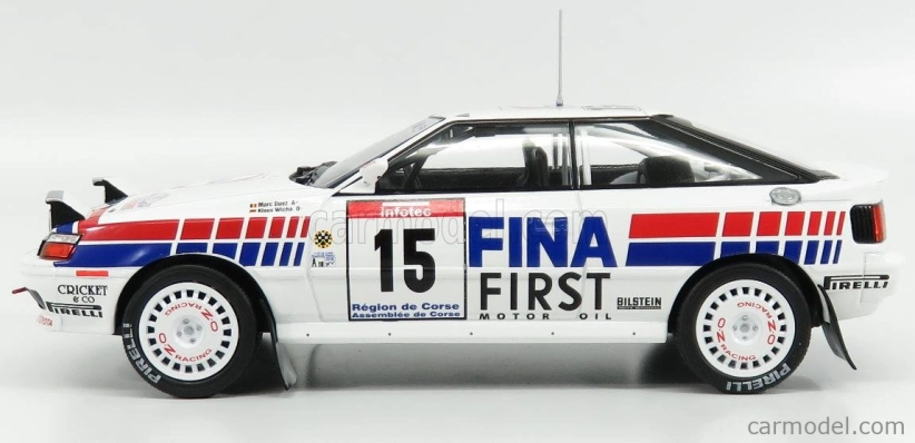 Triple9 Toyota Celica Gt-4 St165 Fina N 15 Rally Tour De Corse 1991 M.duez - K.wicha 1:18 Biela