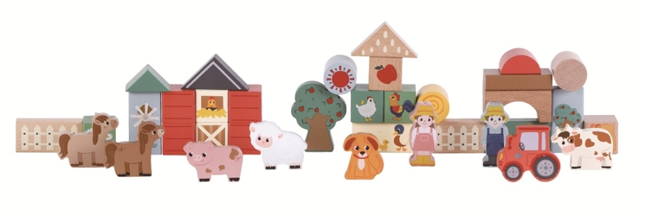 2Kids Toys Kostky Život na farmě 36 ks