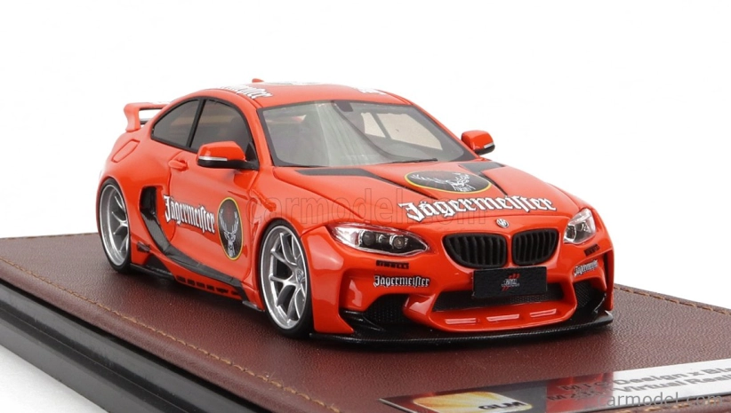 Glm-models BMW radu 2 M235i Darwinpro Mtc Black Sails Widebody 2015 1:43 Jagermeister Orange