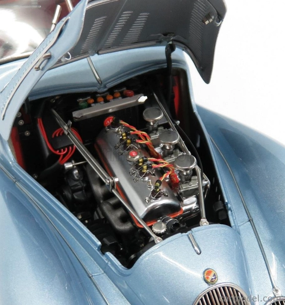 Cmc Talbot lago T150 Coupe C-ss Teardrop Figoni & Falaschi 1937 1:18 Světle Modrá Met