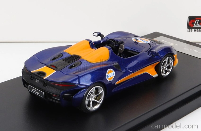 Lcd-model Mclaren Elva Gulf Livery 2020 1:64 Modrá Oranžová