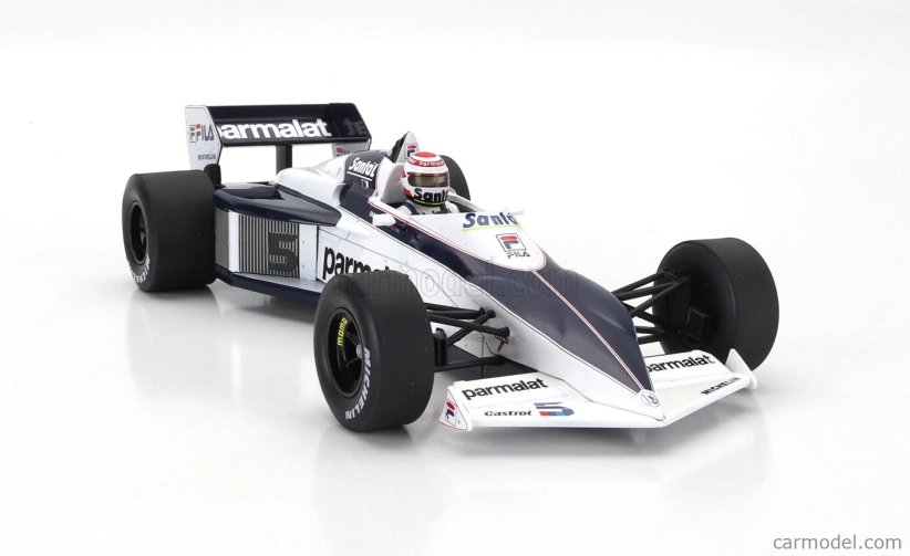 Mcg Brabham F1  Bt52 N 5 World Champion Winner Brazilian Gp 1983 Nelson Piquet 1:18 Bílá Modrá
