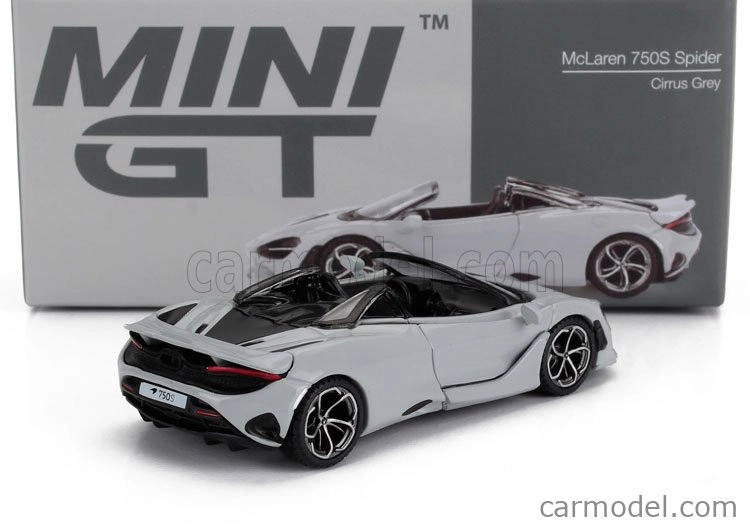 Mini-gt Mclaren 750s Spider 2024 1:64 Cirrus Grey