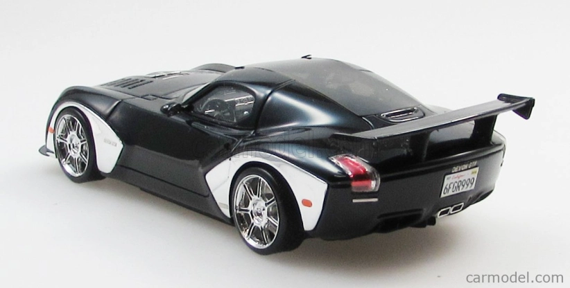 Esval model Devon Gtx - With Spoiler 2010 1:43 Černý Chrom