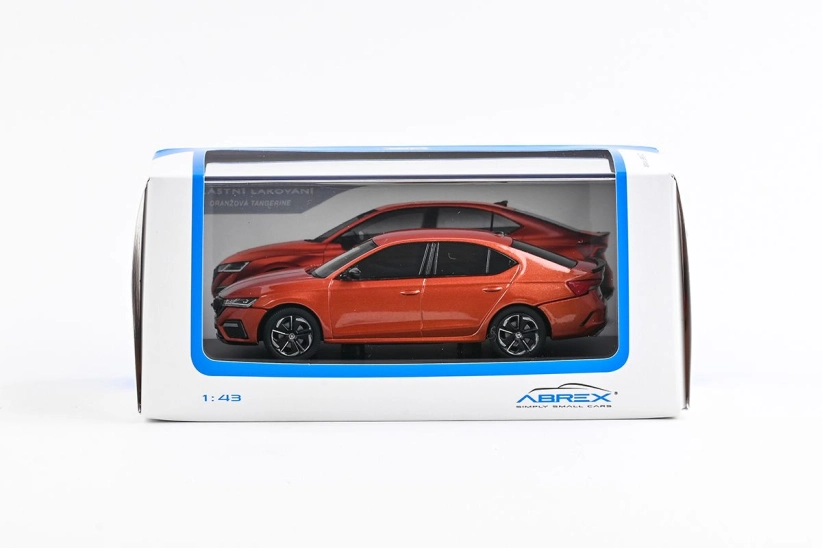 Abrex Škoda Octavia IV RS (2020) 1:43 - oranžová Tangerine metalíza