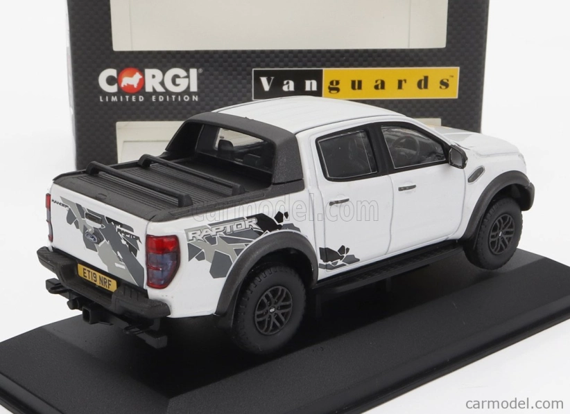 Vanguards Ford usa Range Raptor Pick-up 2022 1:43 biela čierna