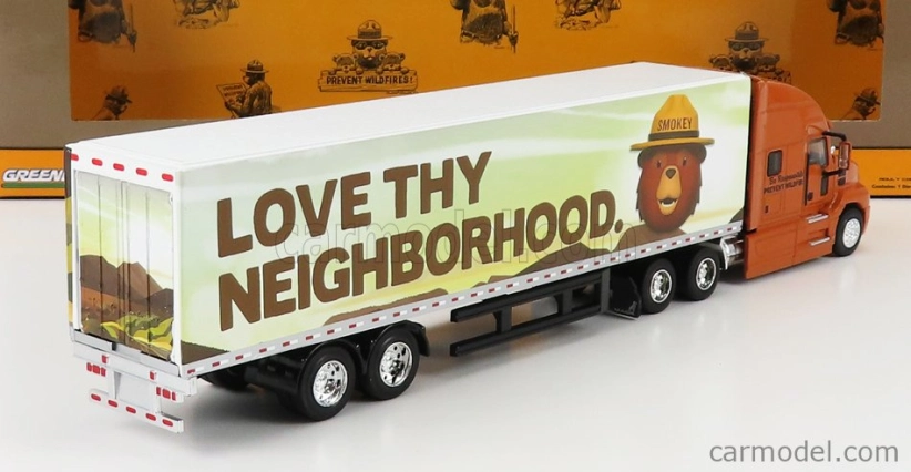 Greenlight Mack Anthem Truck 2019 - Pomoc pri prevencii požiarov Smokey Bear 1:64 svetlohnedá biela