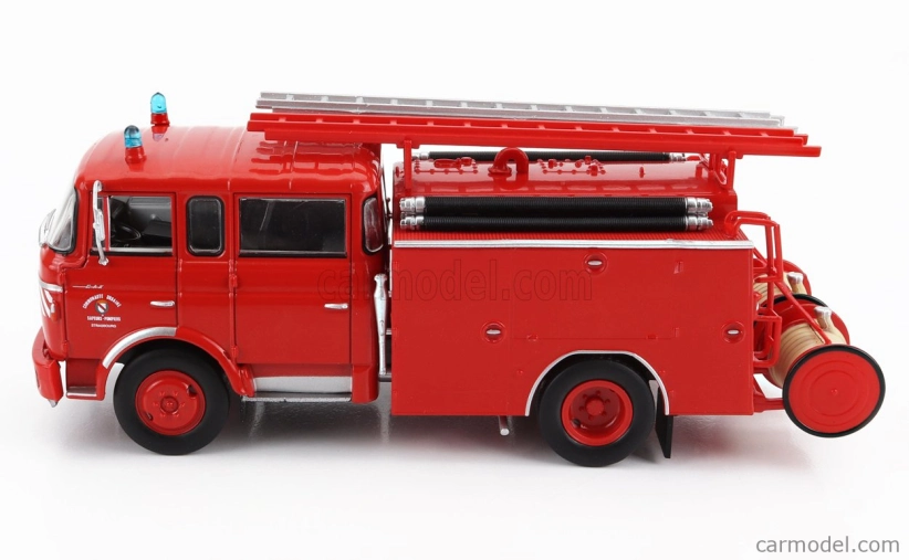 Edicola Berliet Gak 20 Tanker Truck 1969 - Hasičské auto - Vigili Del Fuoco - Feuerwehr 1:43 Červená