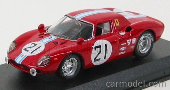 Najlepší model Ferrari 250 Lm N 21 Daytona 1970 Chinetti - Jr Young 1:43 Red