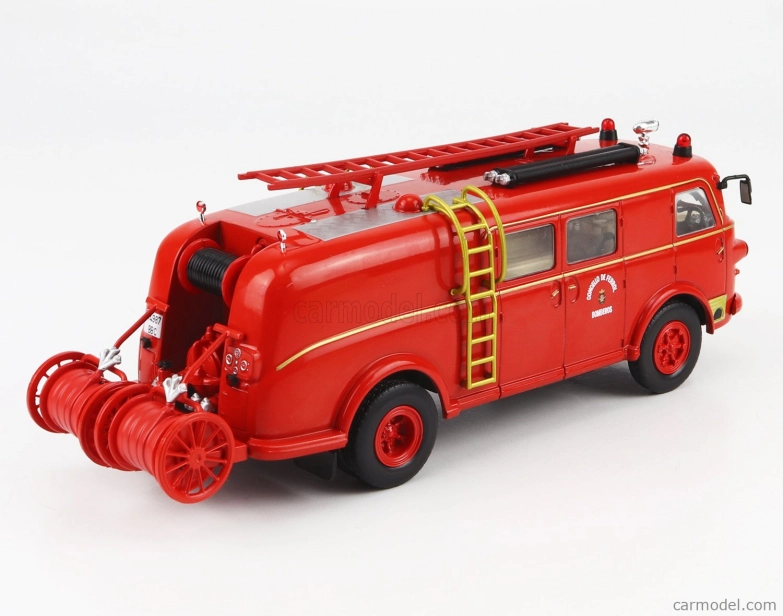 Edicola Pegaso Z-203 Tanker Truck Mofletes Španielsko 1960 1:43 Červená
