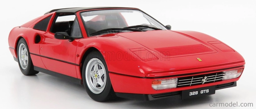 Kk-scale Ferrari 328 Gts Spider With Removable Hard-top 1985 1:18 Red