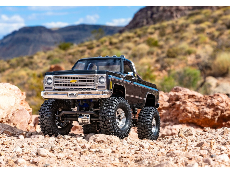 ROZBALENO - RC auto Traxxas TRX-4M Chevrolet K10 1979 1:18 RTR, černá