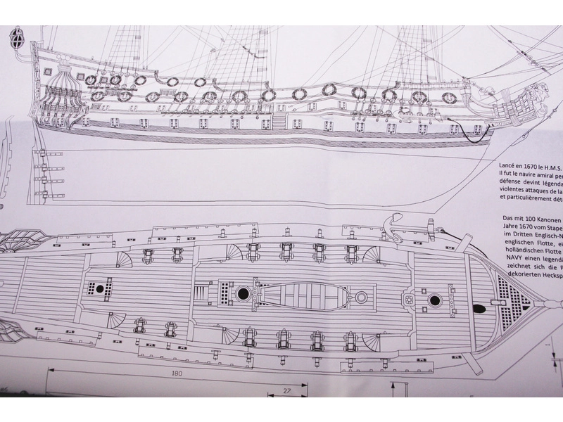 MAMOLI H.M.S. Prince 1670 1:144 kit