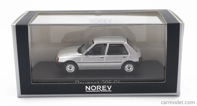 Norev Peugeot 205 Gl 1988 1:43 Strieborný