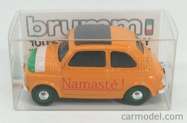 Brumm Fiat 500 Brums India - Namaste' ! 1:43 Žltá