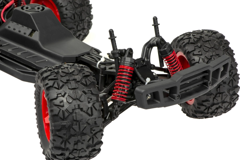 RC auto Pioneer Brave, bieločervená