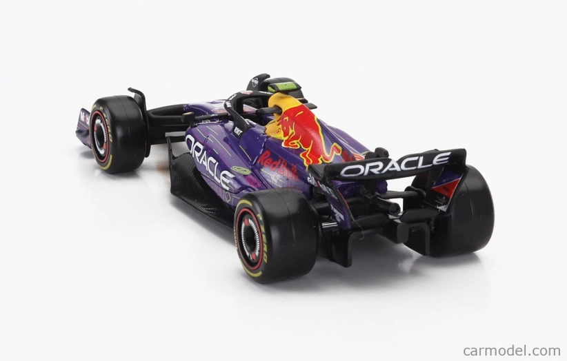 Bburago Red bull F1  Rb19 Team Oracle Red Bull Racing N 11 3rd Las Vegas Usa Gp 2023 Sergio Perez 1:43 Fialová Žlutá Červená