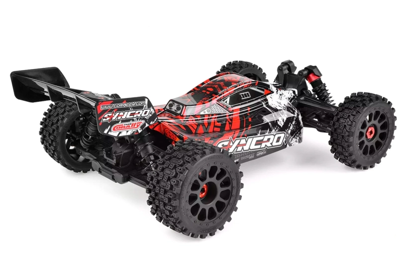 RC auto SYNCRO – BUGGY 2WD 3-4S – RTR, červená
