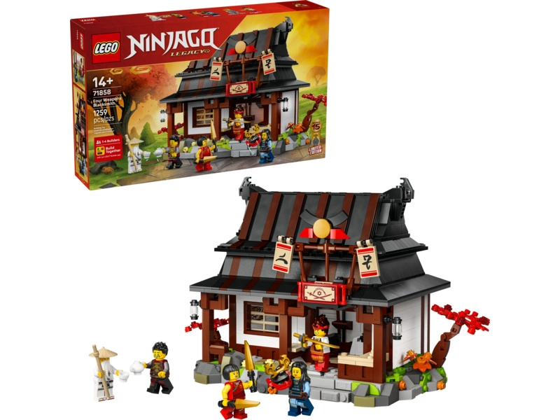 LEGO Ninjago - Kovárna Čtyři zbraně: 15 let NINJAGO