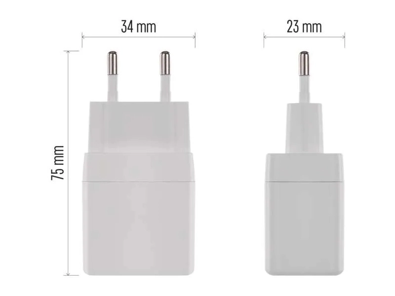 Napájací adaptér GaN PD 20W USB (napájanie)